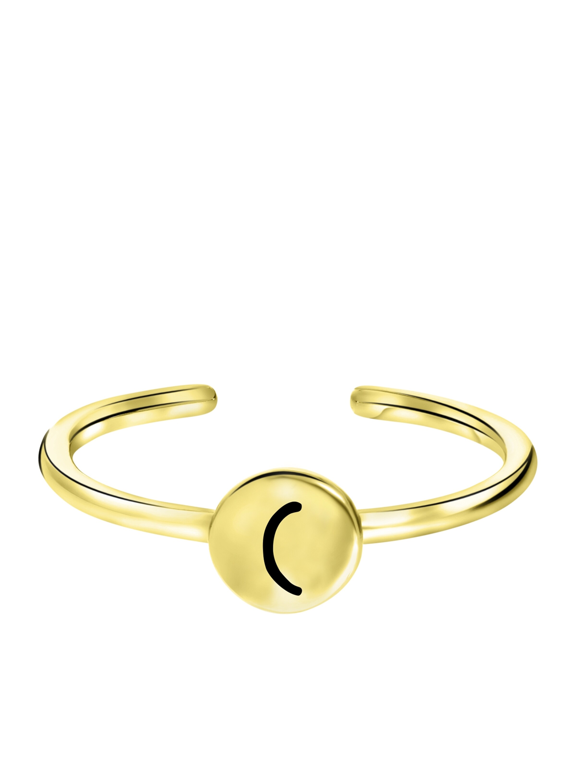 Lucardi Ring in Gold: front