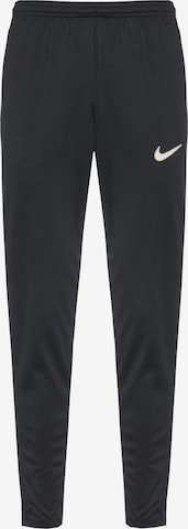 NIKETapered Sportske hlače 'Academy' - crna boja: prednji dio
