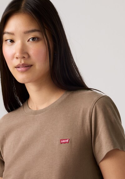 LEVI'S ® Shirt in XS in Taupe / Red / White, Item view