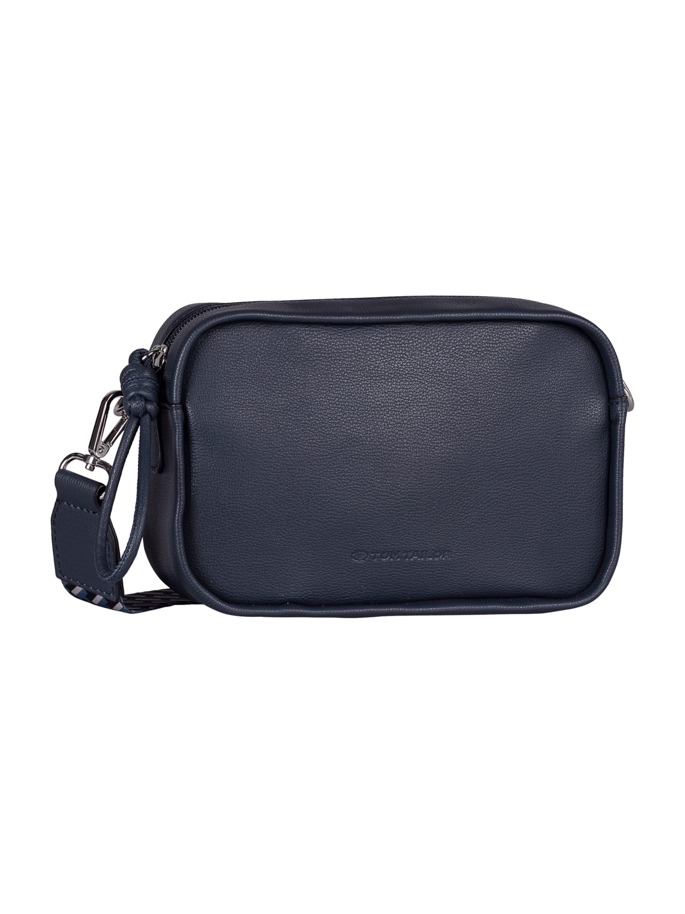 TOM TAILOR Taška cez rameno 'Tatiana' - Modrá: predná strana