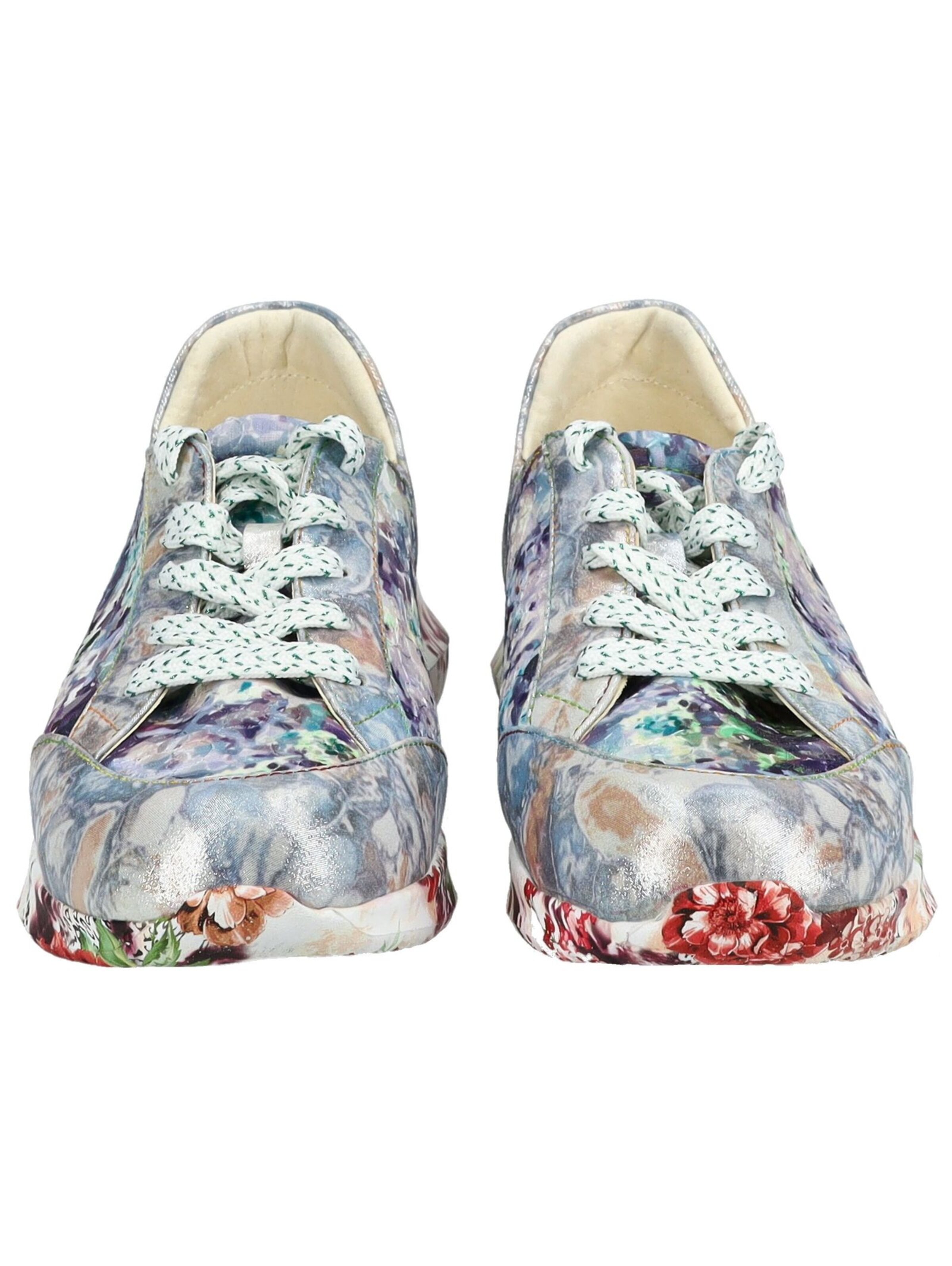 Baskets basses Laura Vita en argent