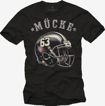 MAKAYA Shirt in Black: front