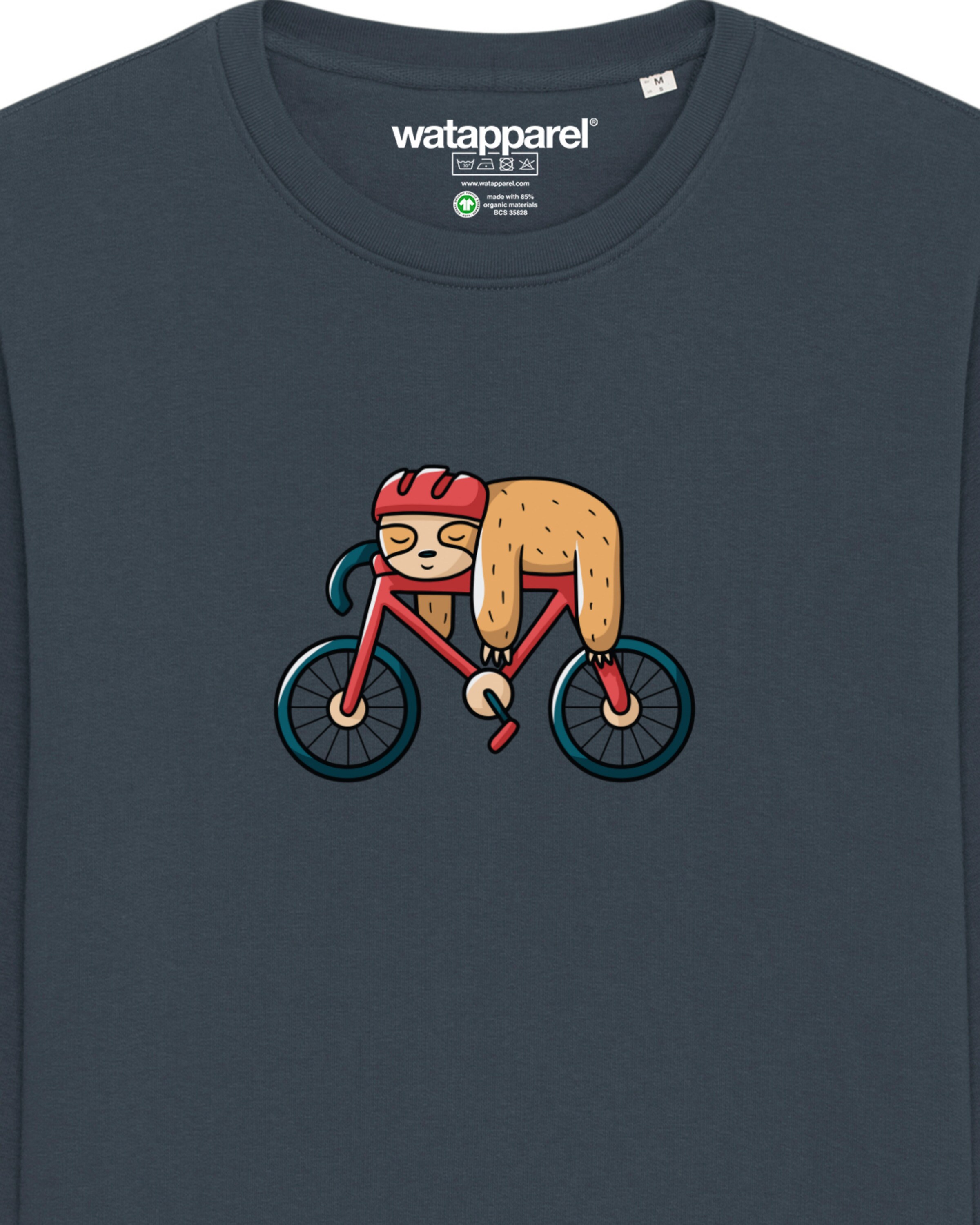 Sweat-shirt ' Sloth ' Watapparel en gris