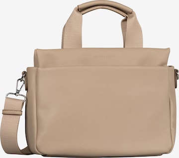 TOM TAILOR Laptop Bag 'Rella' in Beige: front