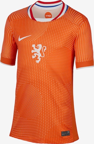 NIKE Toiminnallinen paita 'Netherlands Trikot 2025' värissä oranssi: etupuoli
