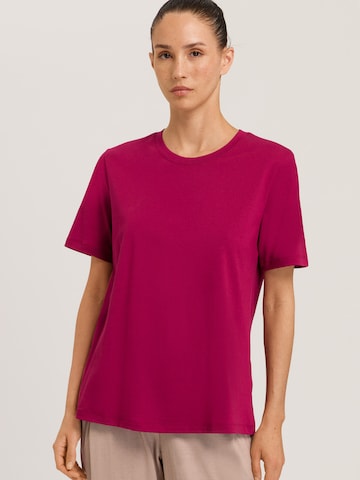 Hanro T-Shirt ' Natural Shirt ' in Rot: predná strana