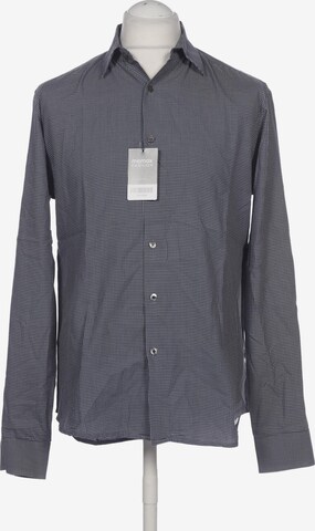Theory Button Up Shirt in L in Grey: front