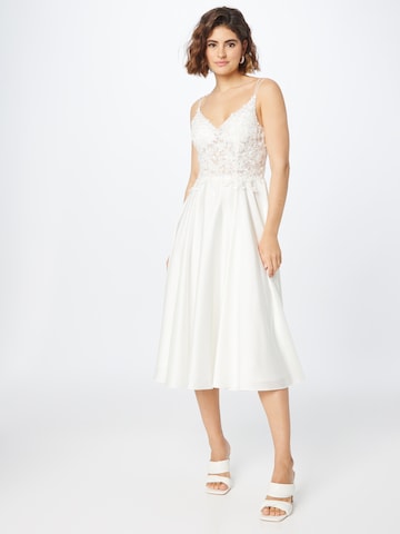 mascara - Vestido de cocktail em branco: frente