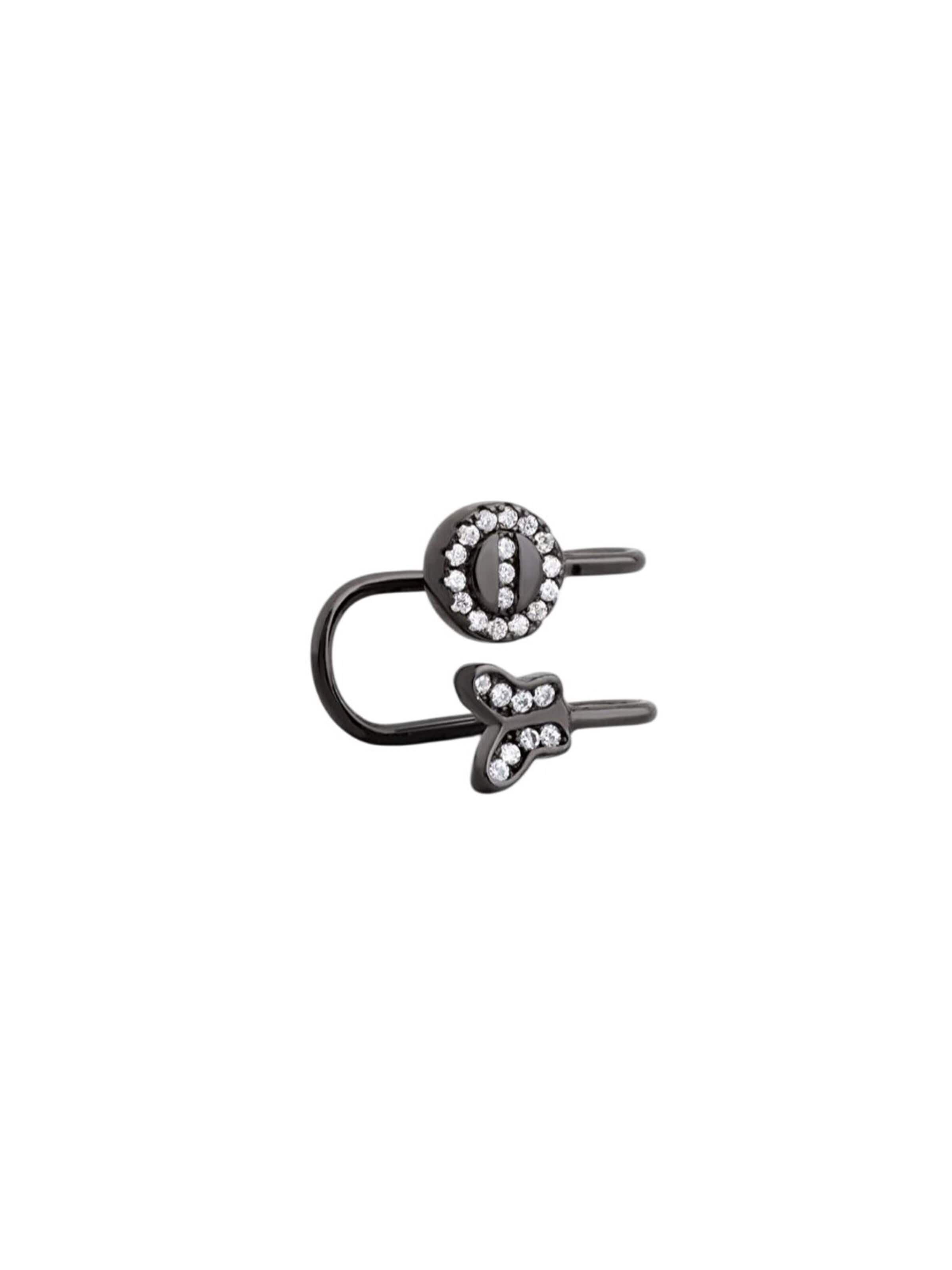 Boucles d'oreilles So Chic en noir