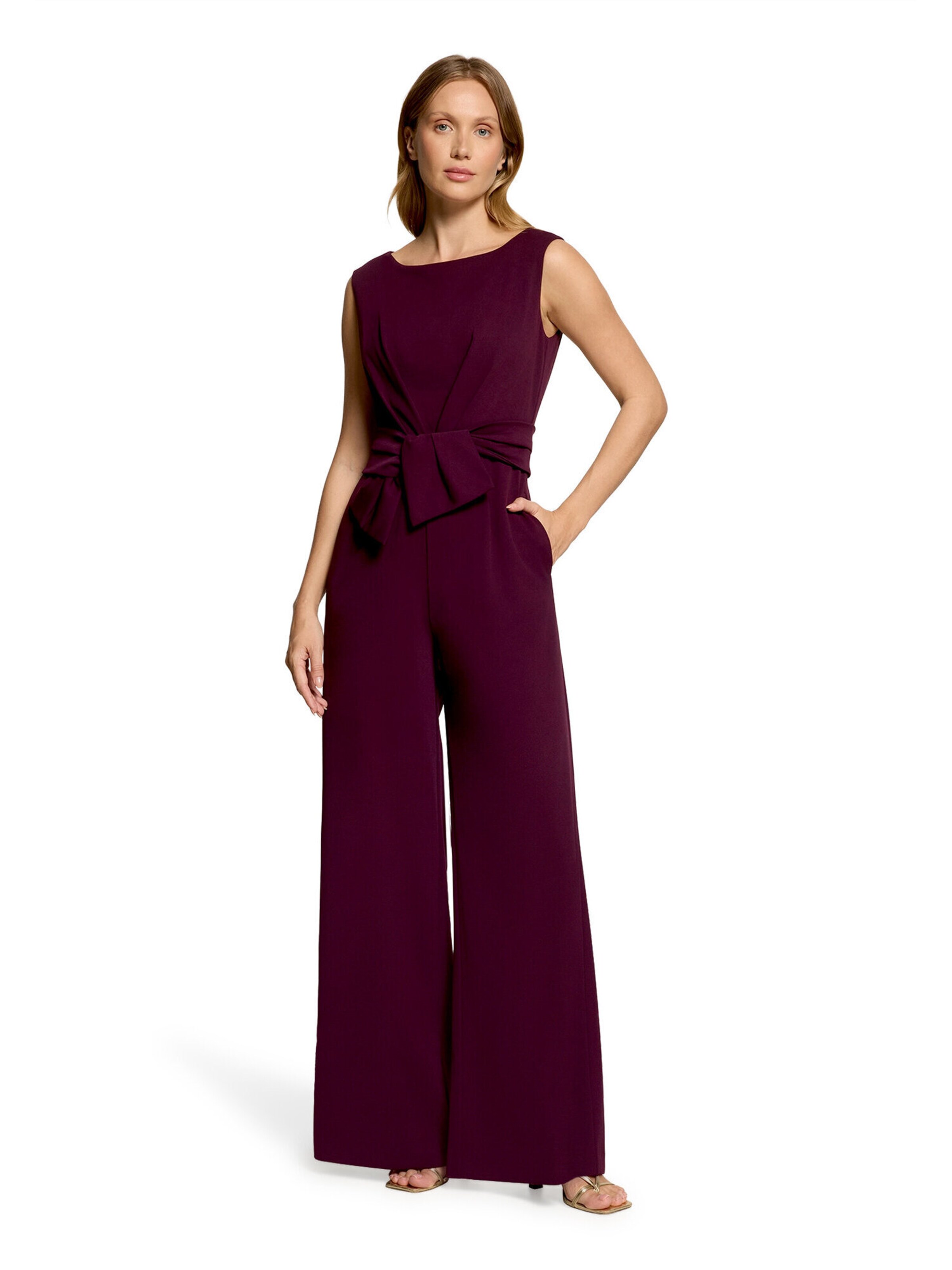 Vera Mont Jumpsuit in Red