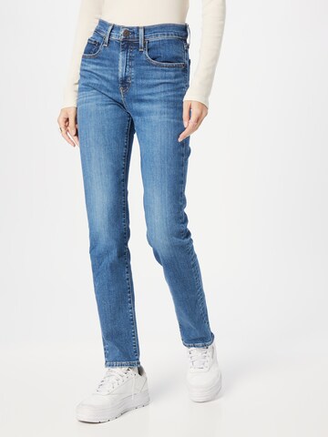 LEVI'S ® regular Jeans '724 High Rise Straight' i blå: forside