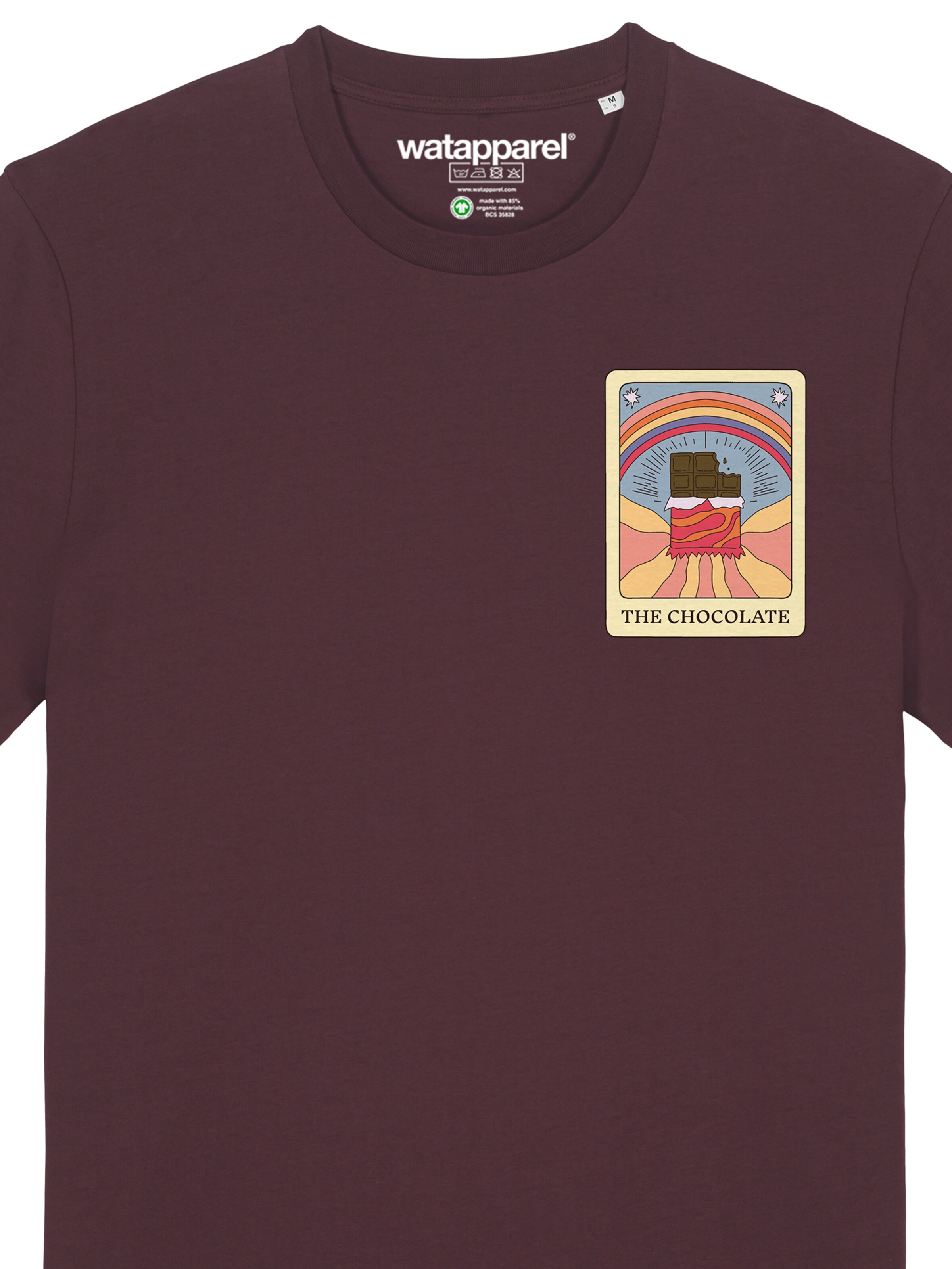 Watapparel Shirt 'Tarot The Chocolate' in Rood
