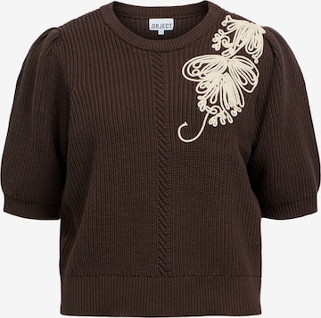 Pull-over 'OBJStar' OBJECT en marron : devant
