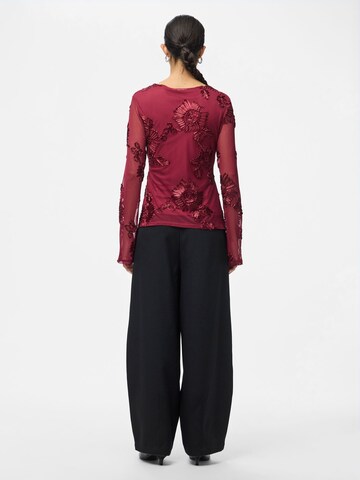 Camicia da donna 'PCOffia' di PIECES in rosso