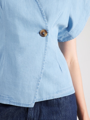 SISTERS POINT - Blusa 'EVELA' en azul