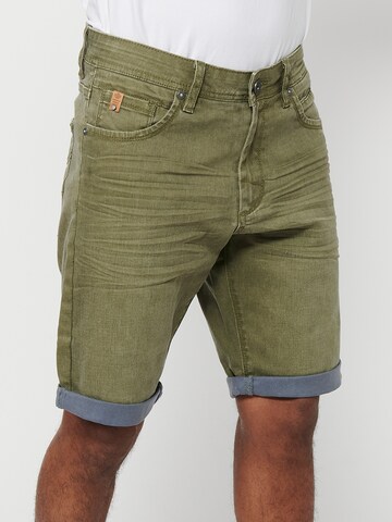 KOROSHI Regular Jeans in Green