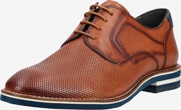 Chaussure à lacets ARA en marron : devant