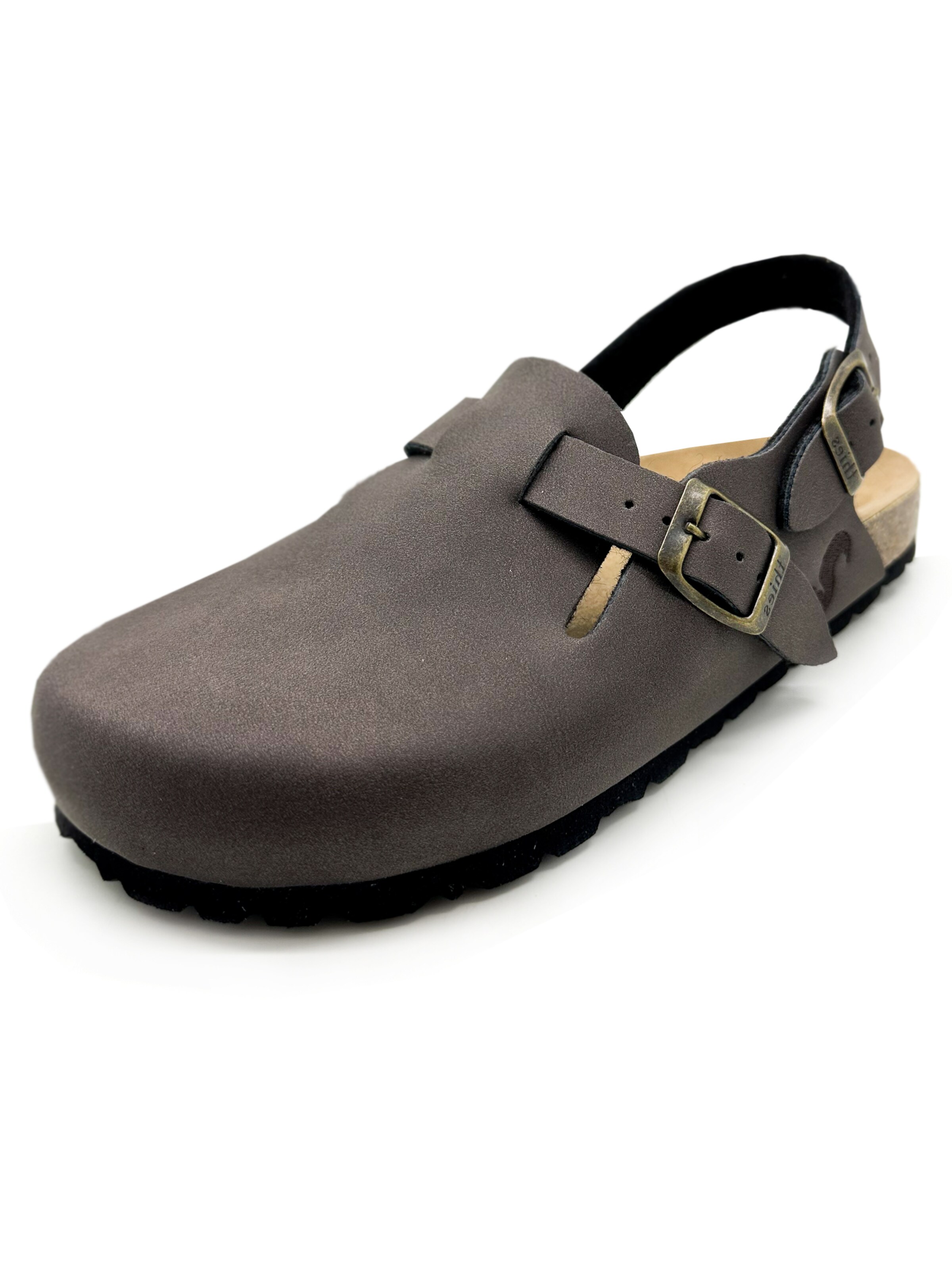 thies Clogs 'thies 1856 ® Eco Bio Backstrap Clog'‌‌‌‌‌‌ in Braun: Vorderseite