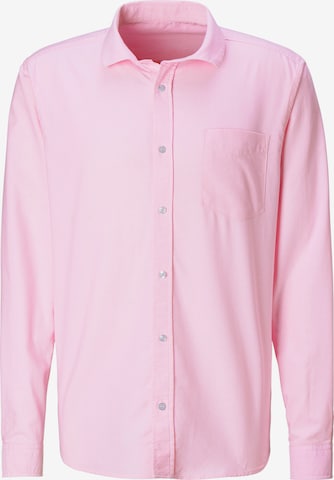 H.I.S Regular fit Button Up Shirt in Pink: front