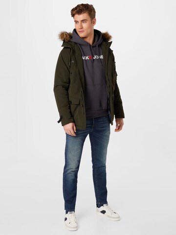 Parka d’hiver INDICODE JEANS en vert