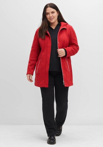 SHEEGO Fleece Jacket in Red