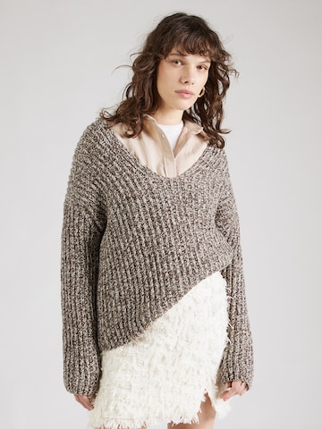 ARMEDANGELS Sweater 'SAKIAA' in Brown: front