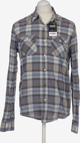 Volcom Button Up Shirt in L in Grey: front