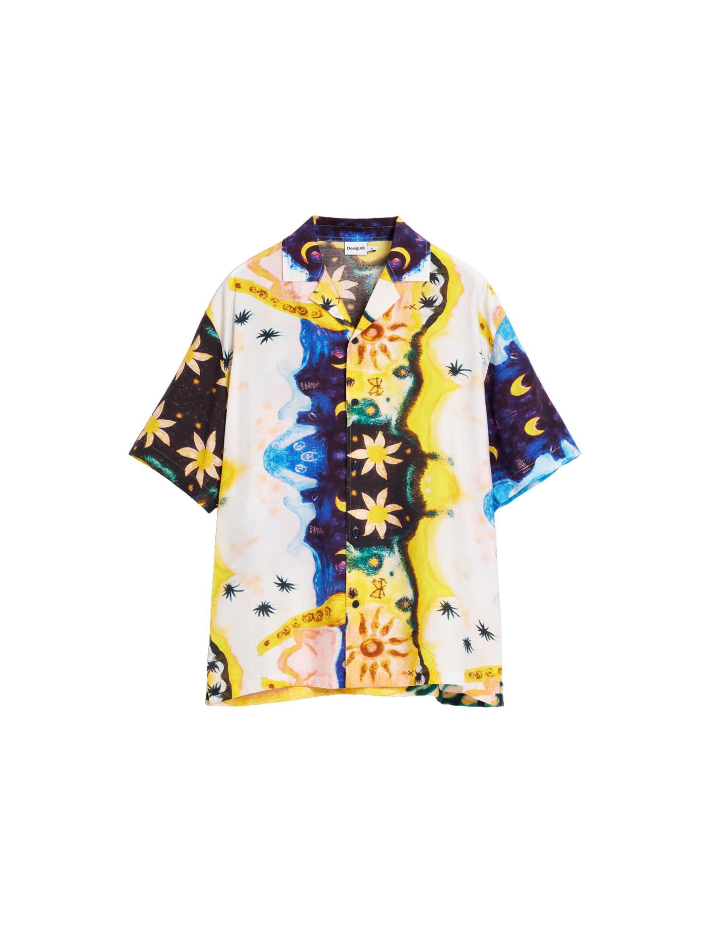 Desigual Regular Fit Hemd 'Cosmos' in Weiß: Vorderseite