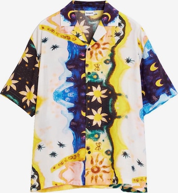 Desigual Regular Fit Paita 'Cosmos' värissä valkoinen: etupuoli
