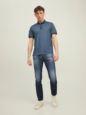 JACK & JONES Klasický střih Tričko 'Bluwin' – modrá