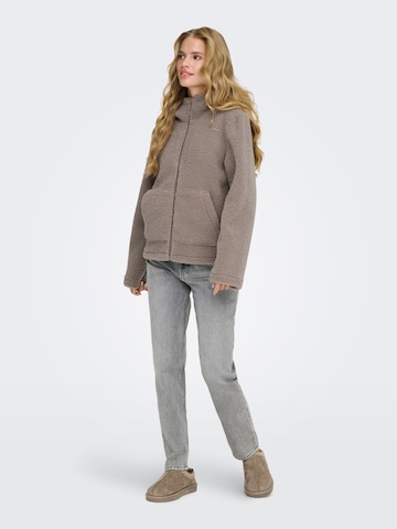 JDY Fleece jas 'JDYReba' in Grijs