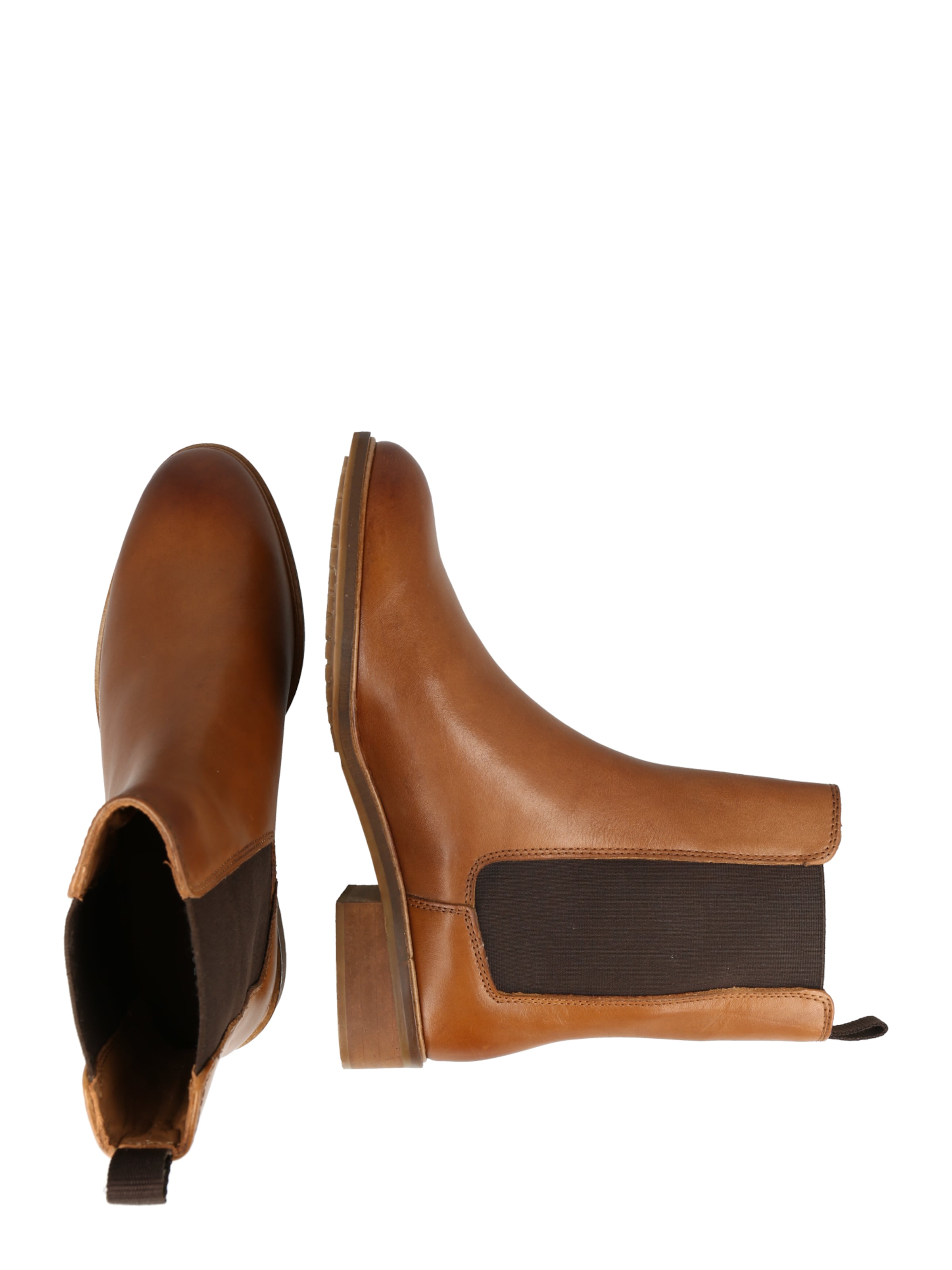 ABOUT YOU Chelsea boty 'Carlotta' – hnědá