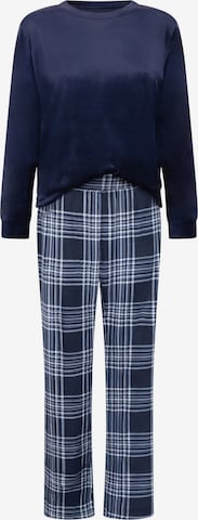 HunkemöllerPidžama - plava boja: prednji dio