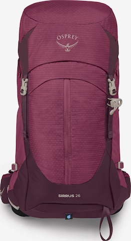 Osprey Backpack in Red: front