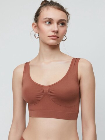 C&City Bustier BH in Bruin: voorkant