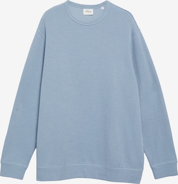 s.Oliver Men Big Sizes Sweatshirt in Blau: Vorderseite