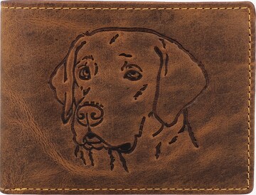 GREENBURRY Wallet in Brown: front