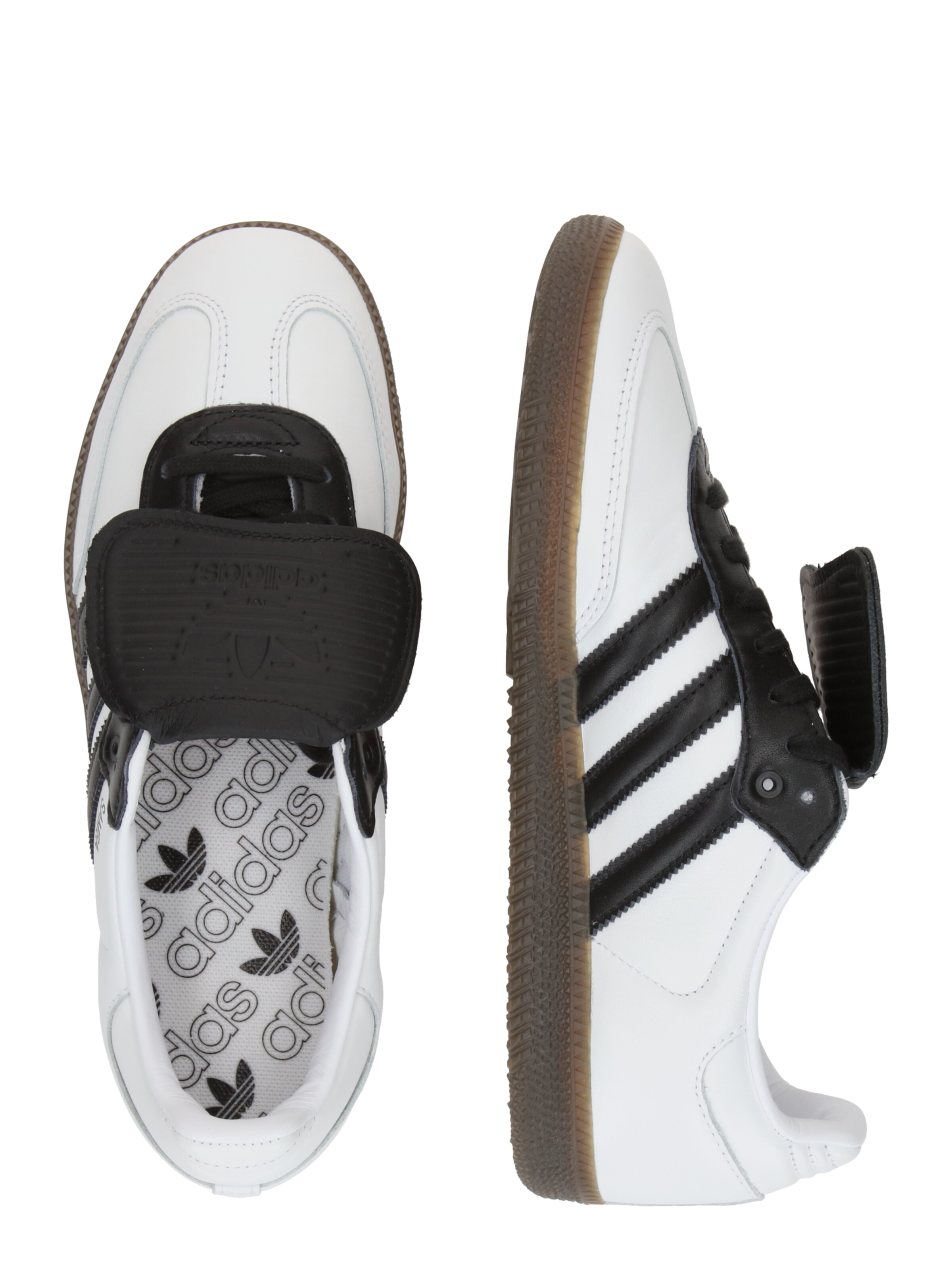Baskets basses 'Samba' ADIDAS ORIGINALS en blanc