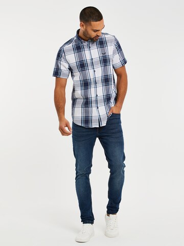 Coupe regular Chemise 'Marcello' Threadbare en bleu