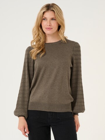 Pullover 'Nanna' di Kaffe in marrone: frontale