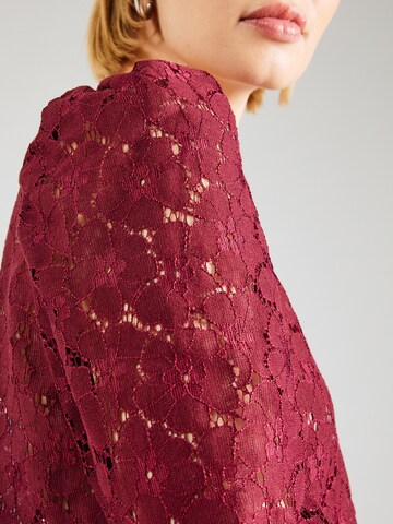 PIECES Blouse 'PCNanessa' in Red