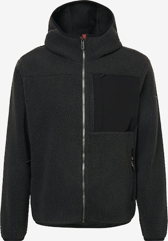 CMP Athletic Fleece Jacket in Black: front