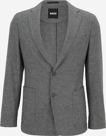 BOSS Black Slim Fit Pikkutakki 'P-Hanry' värissä harmaa: etupuoli