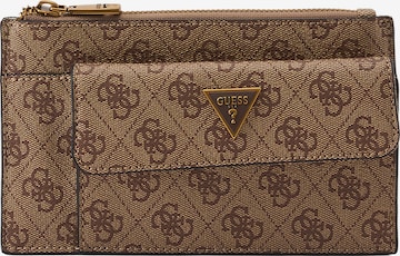 GUESS Skuldertaske 'MILANO' i beige: forside