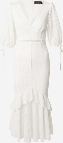 Little Mistress Dress in White: front