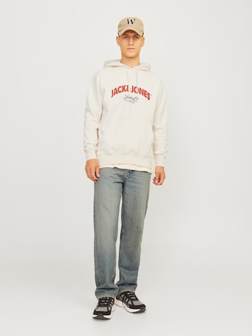JACK & JONES Sweatshirt 'JORBRONX' in Wit