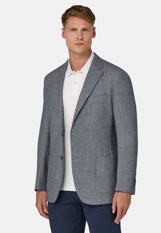 Coupe regular Veste de costume Boggi Milano en bleu : devant