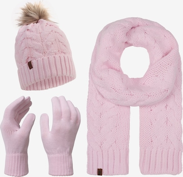 Rock Creek Beanie in Pink: front