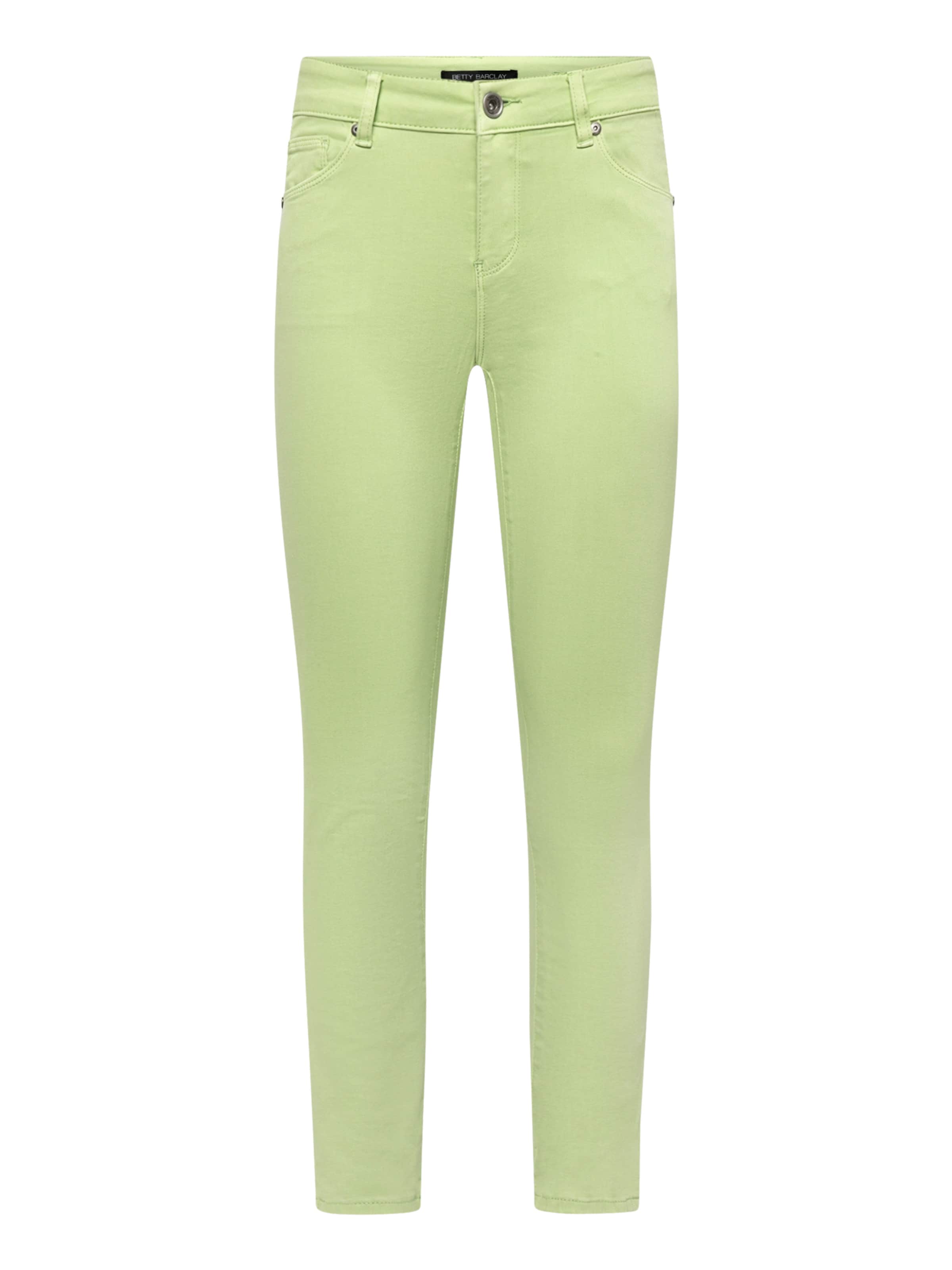 Coupe slim Jean Betty Barclay en vert : devant