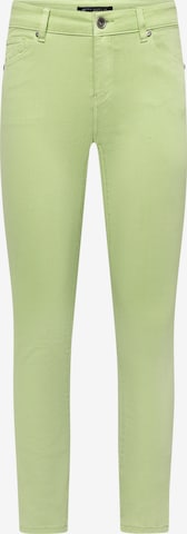 Coupe slim Jean Betty Barclay en vert : devant